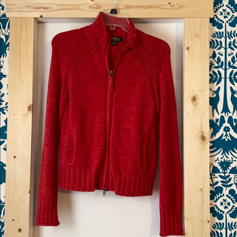 Eddie Bauer - Salmon Cardigan